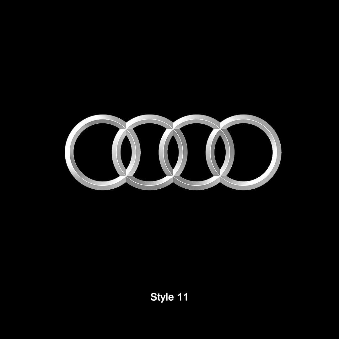 Audi Compatible Door Projection Light 2.0 (Larger, No Blue Border)