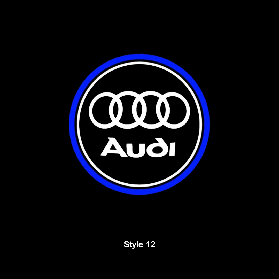 Audi Compatible Door Projection Light 2.0 (Larger, No Blue Border)