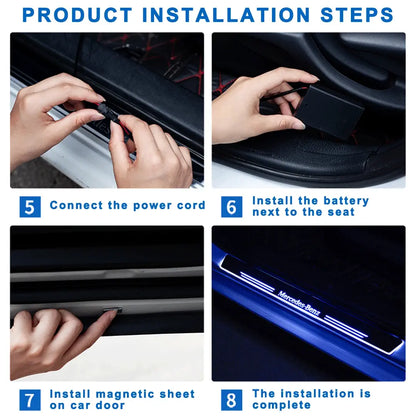 Intelligent LED Colorful Car Door Sill Protector 2.0