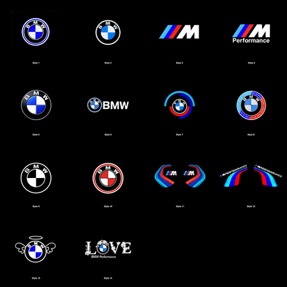 BMW Compatible Door Projection Light 2.0 (Larger, No Blue Border)