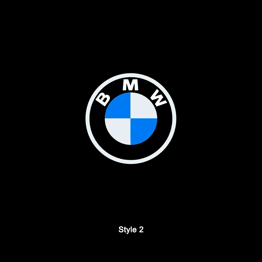 BMW Compatible Door Projection Light 2.0 (Larger, No Blue Border)