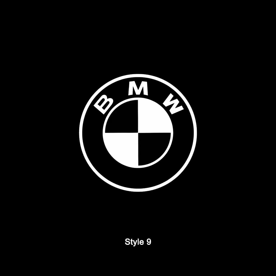 BMW Compatible Door Projection Light 2.0 (Larger, No Blue Border)