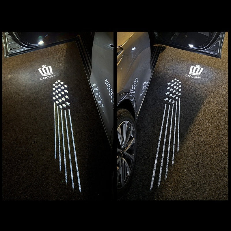Toyota dual lens car door projector light - CROWN4
