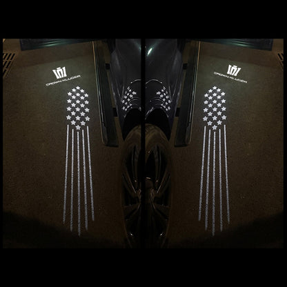 Toyota dual lens car door projector light - CROWN7