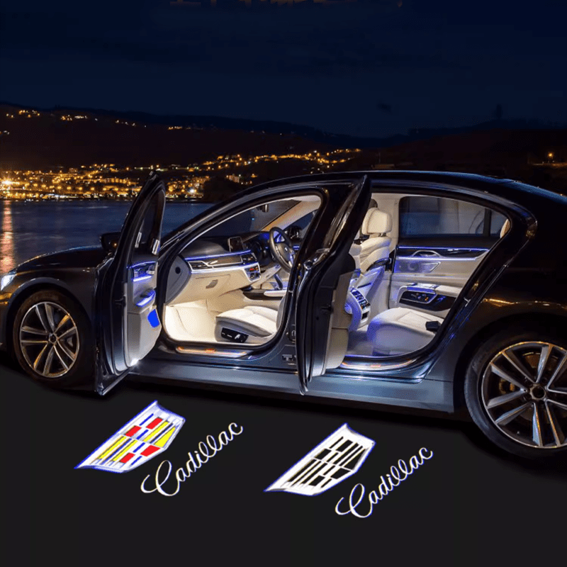 Cadillac Compatible Car Door Projector Light - LumeAuto