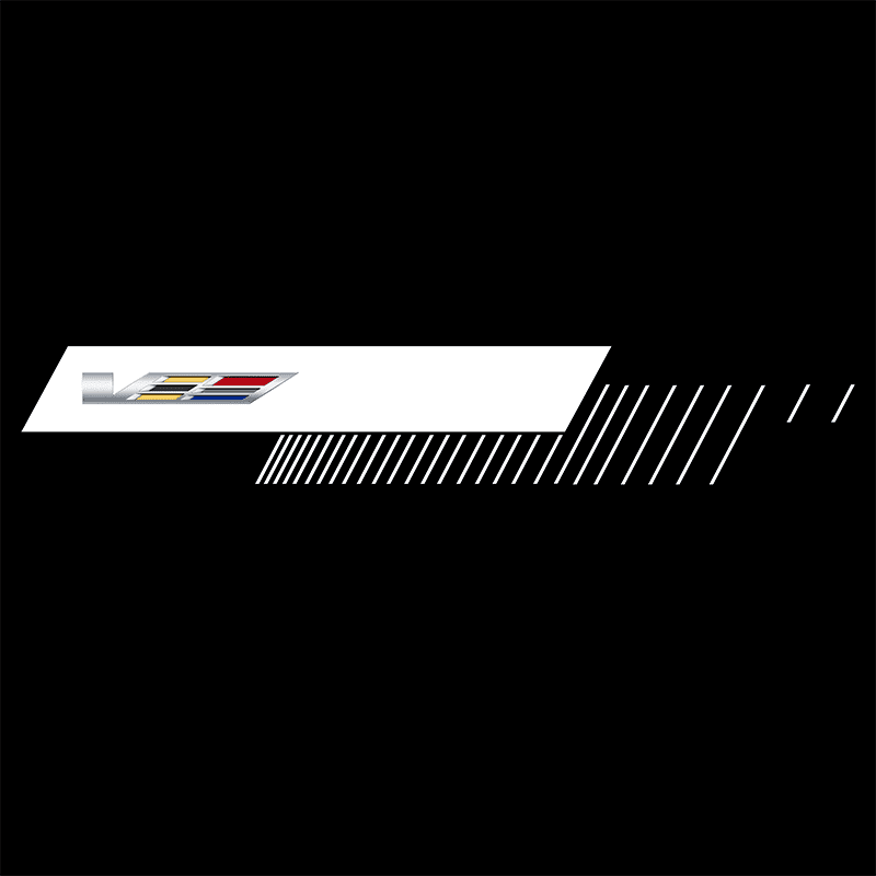 Cadillac side mirror projection light - custom logo for Cadillac