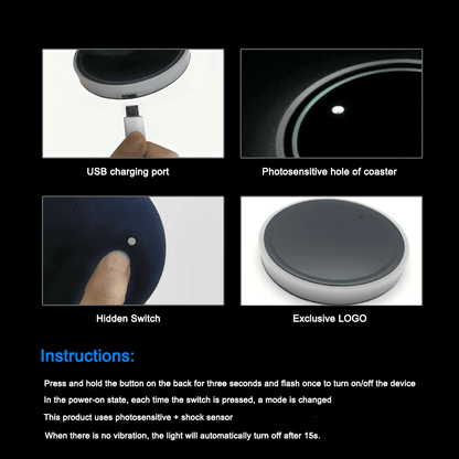 Maybach Exclusive LED Cup Holder Light - LumeAuto