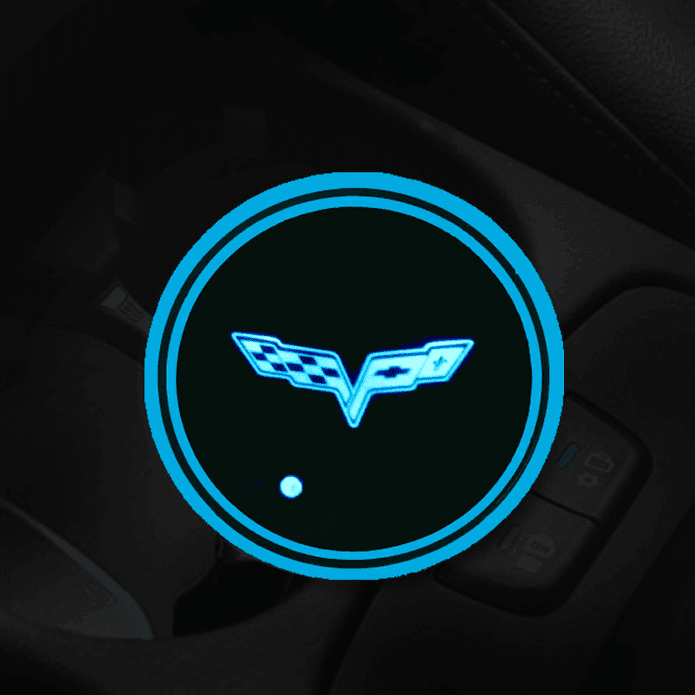 Corvette Exclusive LED Cup Holder Light - LumeAuto