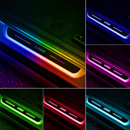Automotive AI Controlled LED Colorful LED Car door sills-Customized