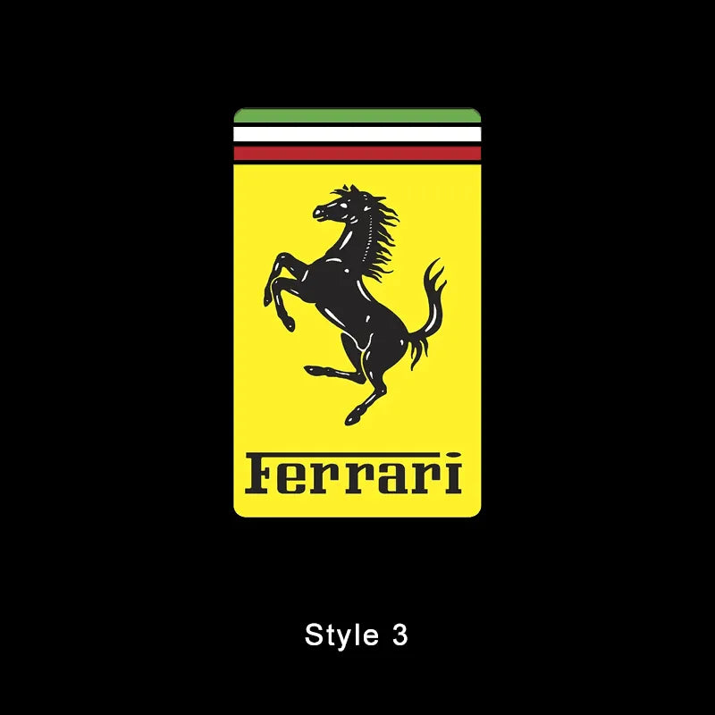 Ferrari Compatible Door Projection Light 2.0 (Larger, No Blue Border)
