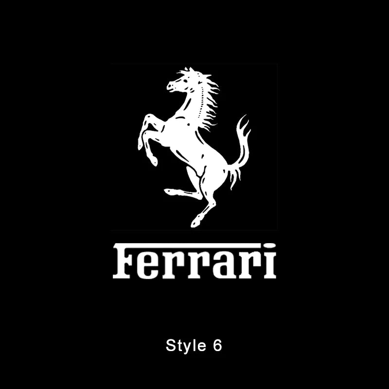 Ferrari Compatible Door Projection Light 2.0 (Larger, No Blue Border)