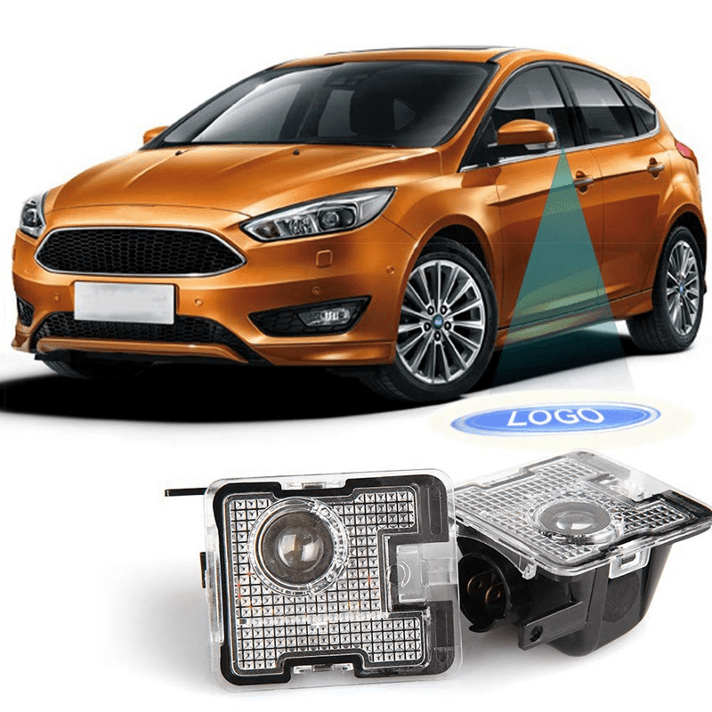 Ford Compatible Rearview Mirror Projector Light - LumeAuto
