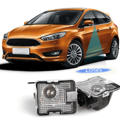 Ford Compatible Rearview Mirror Projector Light - LumeAuto