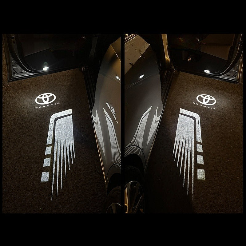 Toyota dual lens car door projector light - GRANVIA3