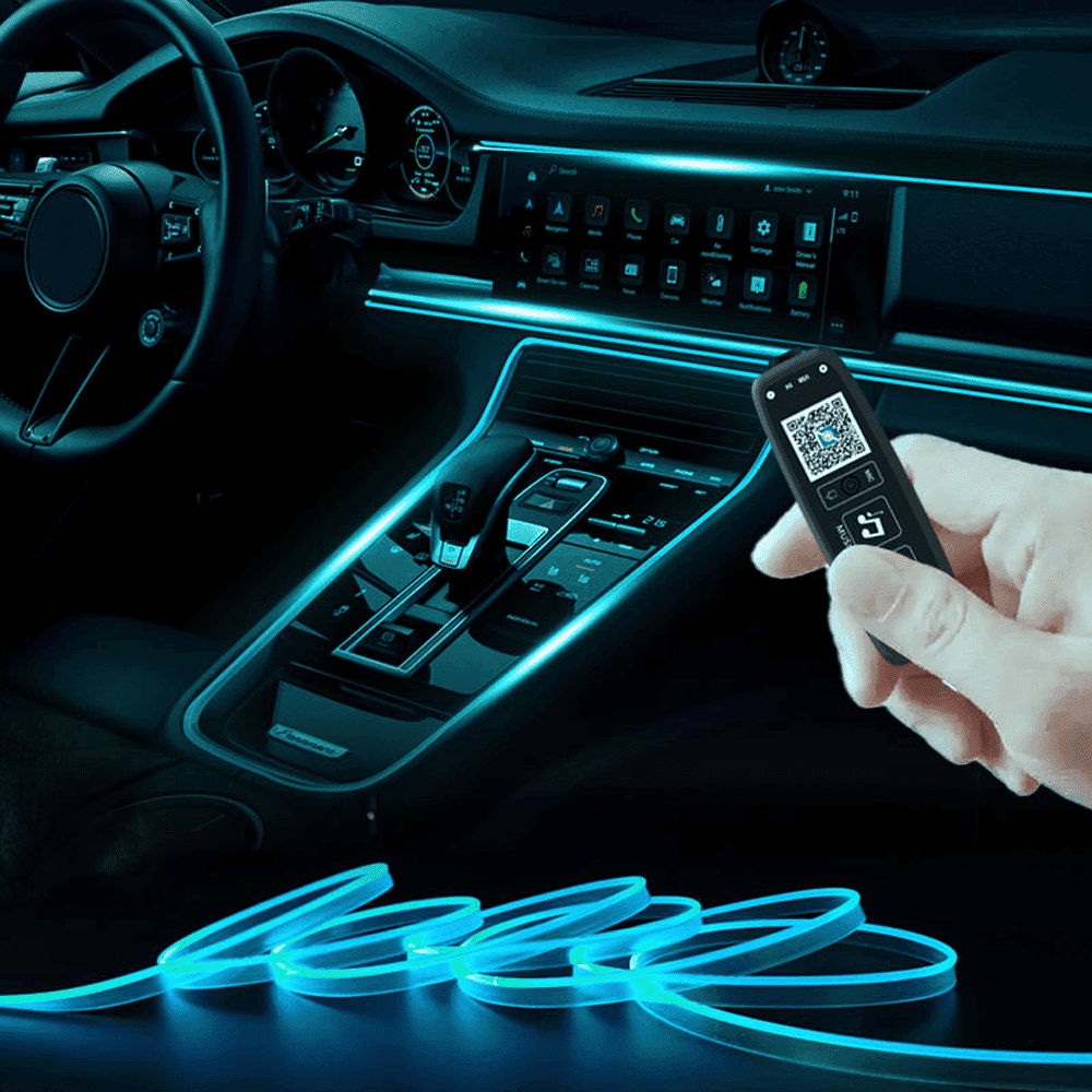 LED Intelligent Voice Control Atmosphere Light Belt Set - LumeAuto
