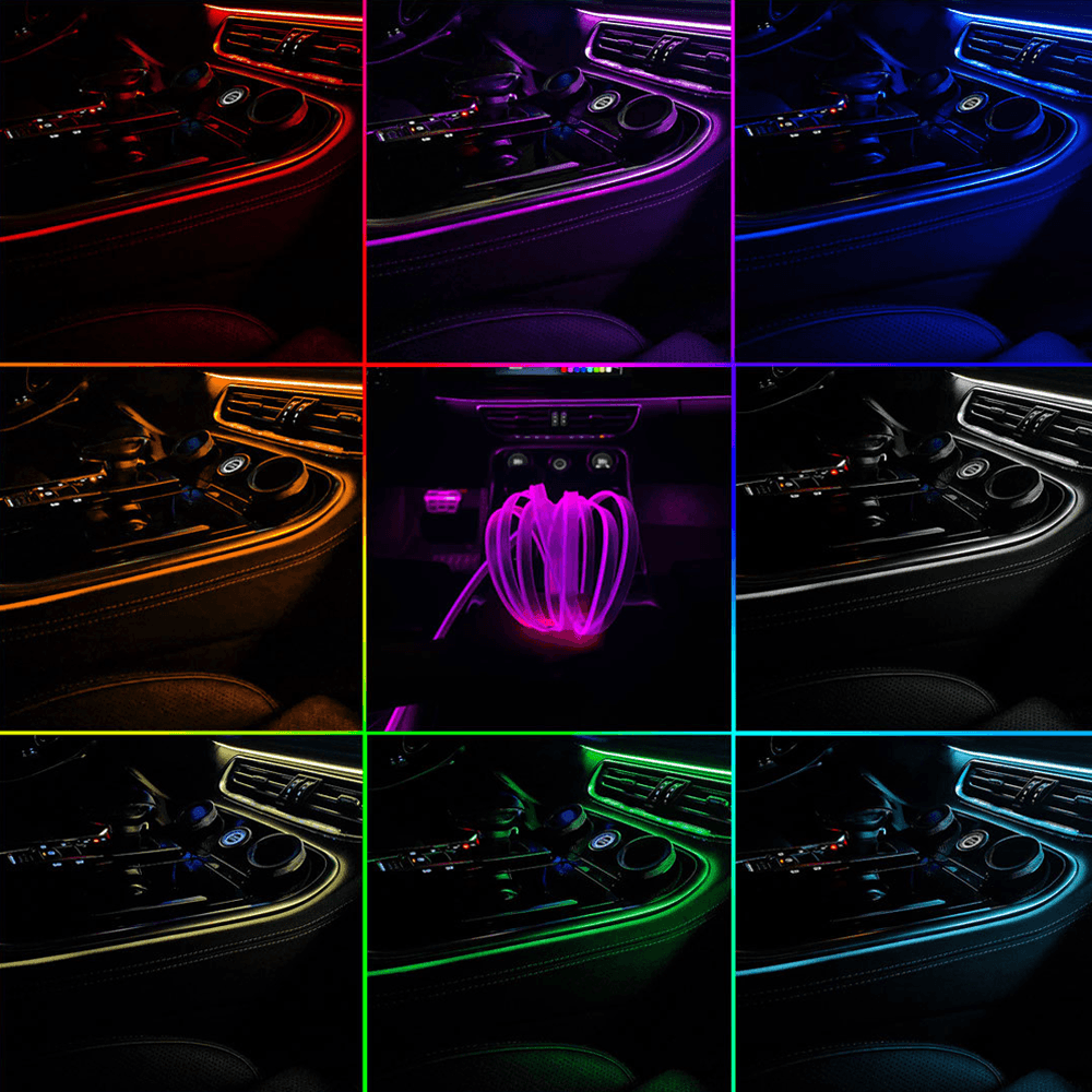 LED Intelligent Voice Control Atmosphere Light Belt Set - LumeAuto