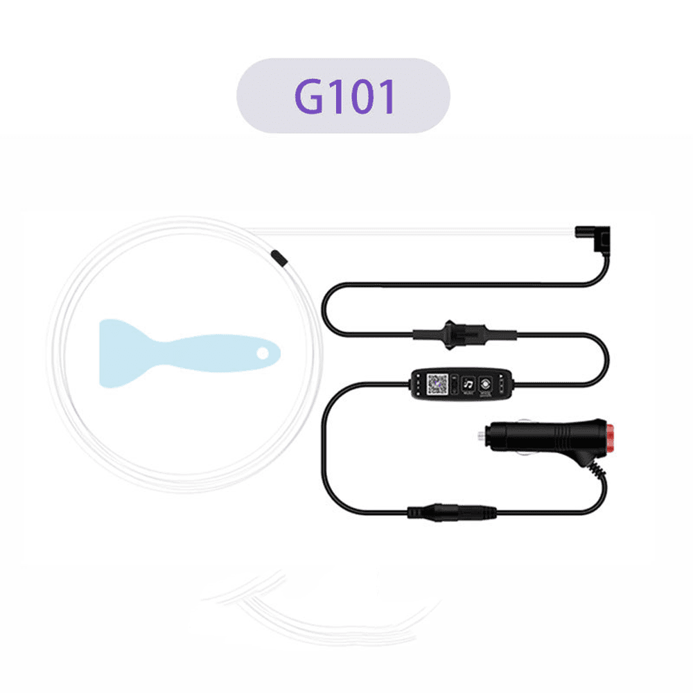 LED Intelligent Voice Control Atmosphere Light Belt Set - LumeAuto