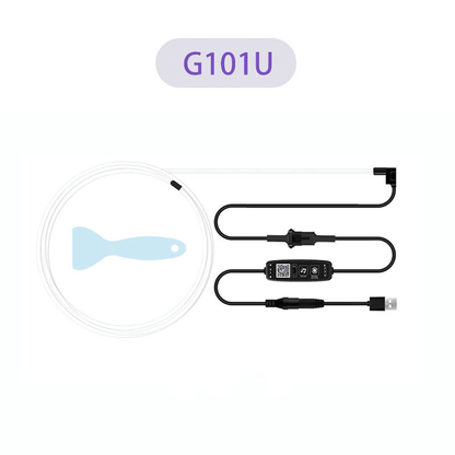 LED Intelligent Voice Control Atmosphere Light Belt Set - LumeAuto