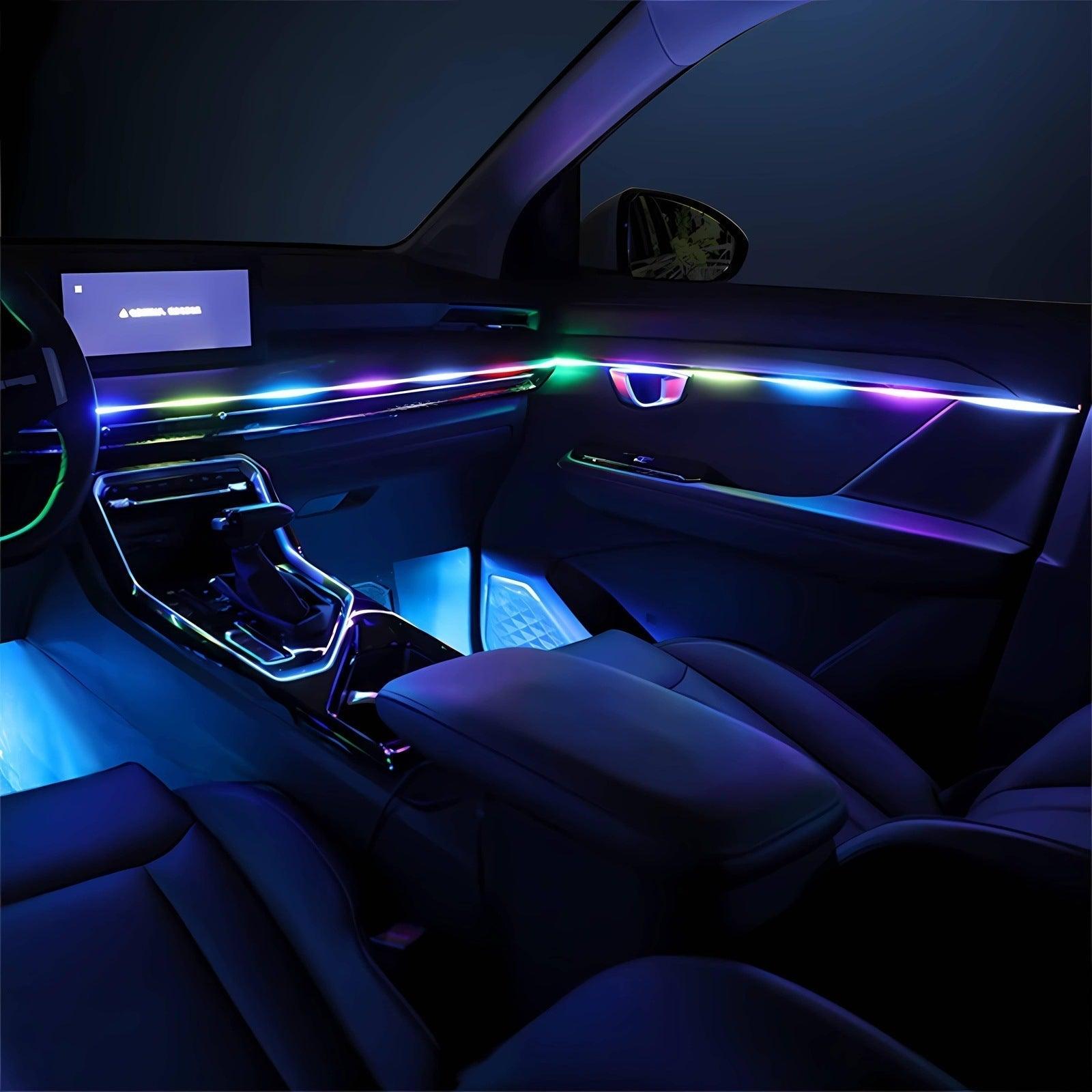 LED Intelligent Voice Control Atmosphere Light Belt Set - LumeAuto
