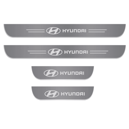 Hyundai Compatible Intelligent LED Colorful Car Door Sill Protector