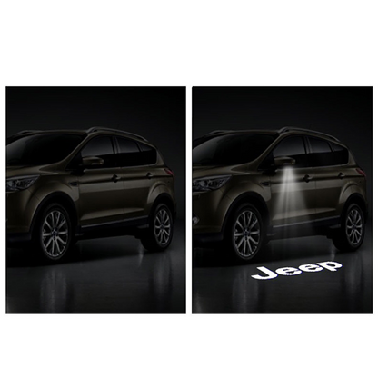 Jeep Cherokee Compatible Rearview Mirror Projector Light Blanket