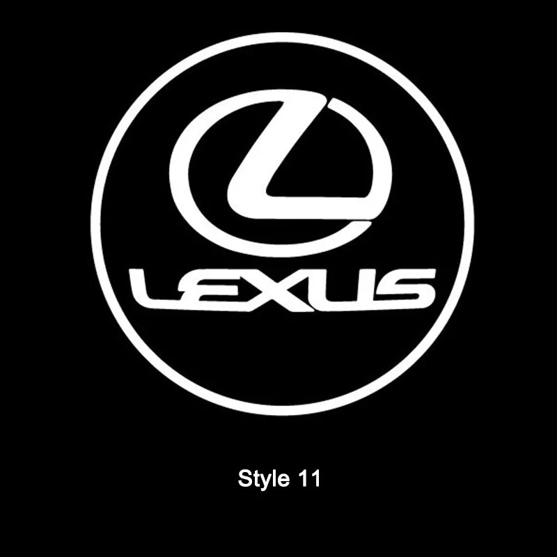 Lexus Compatible Door Projection Light 2.0 (Larger, No Blue Border)