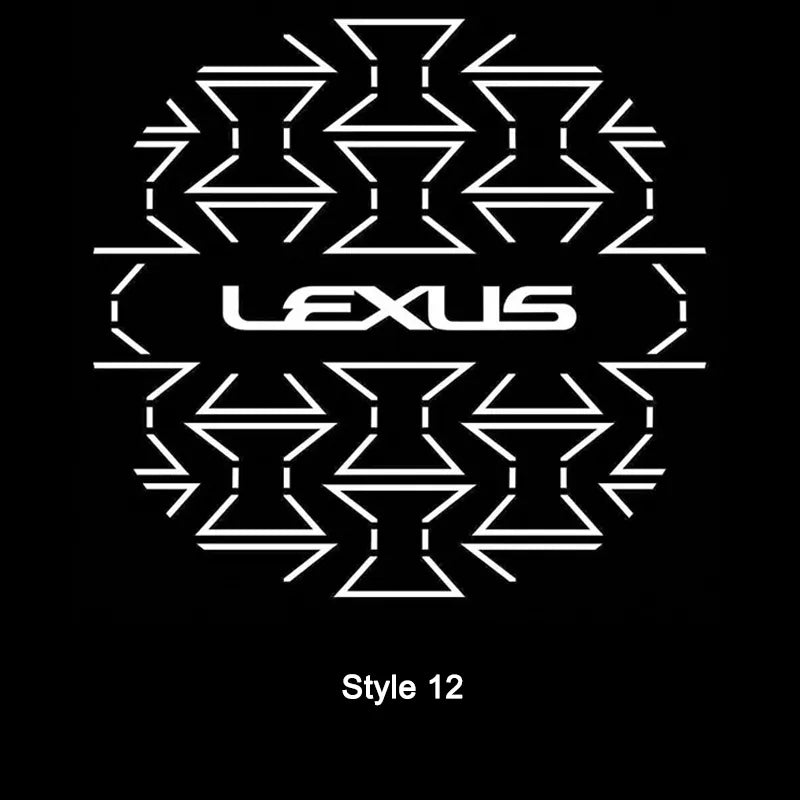 Lexus Compatible Door Projection Light 2.0 (Larger, No Blue Border)