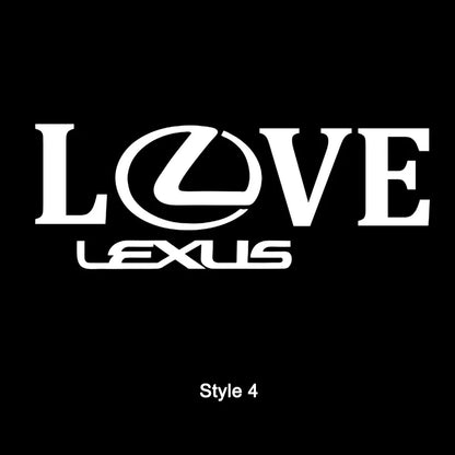 Lexus Compatible Door Projection Light 2.0 (Larger, No Blue Border)