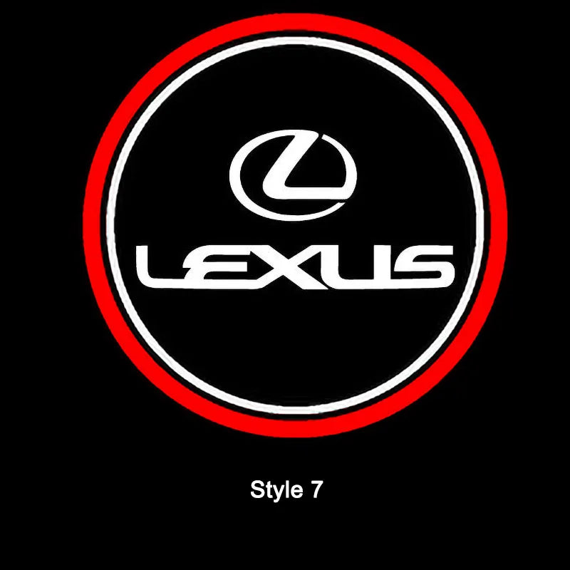 Lexus Compatible Door Projection Light 2.0 (Larger, No Blue Border)