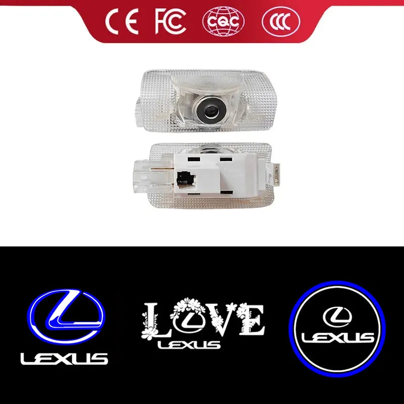 Lexus Compatible Door Projection Light 2.0 (Larger, No Blue Border)