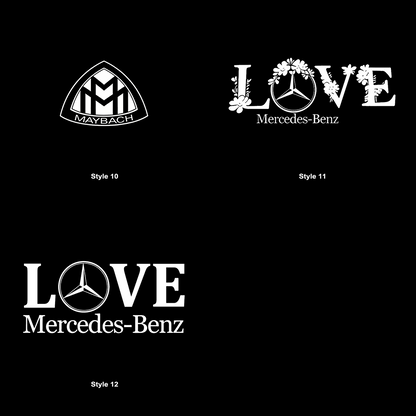 Mercedes-Benz Compatible Door Projection Light 2.0 (Larger, No Blue Border)
