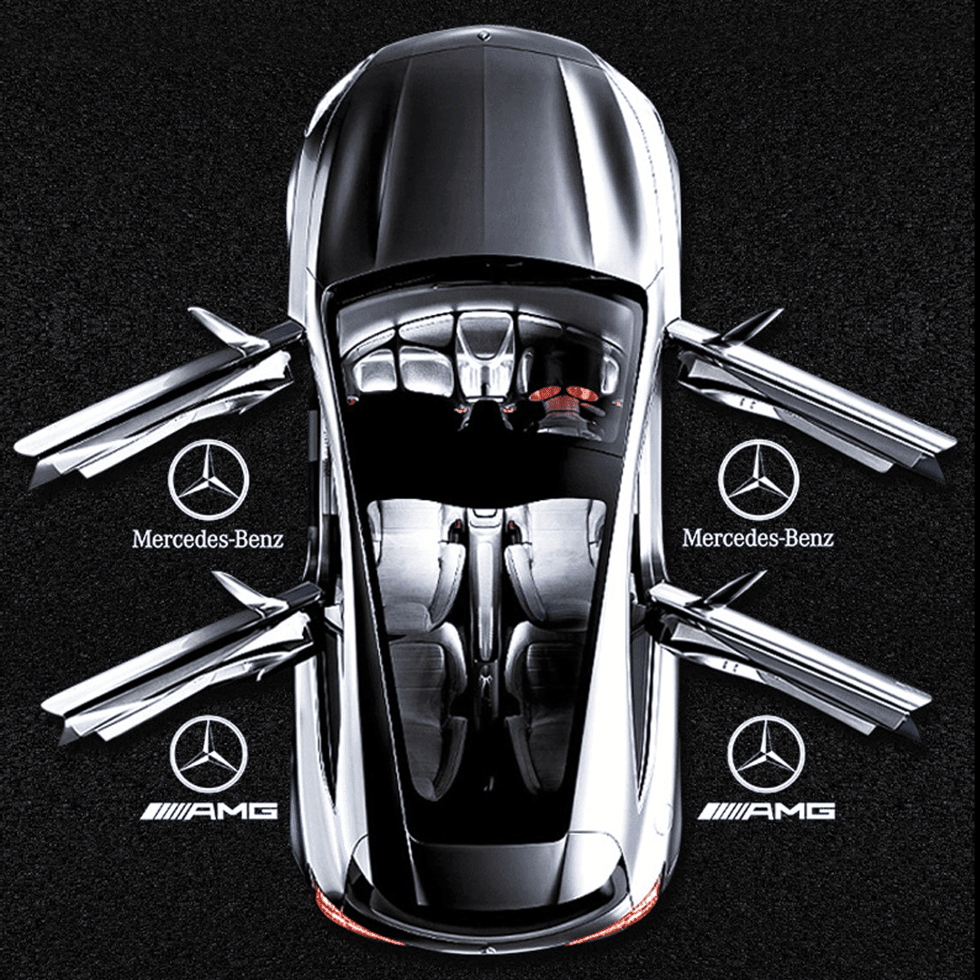 Mercedes-Benz Compatible Car Door Projector Light - LumeAuto