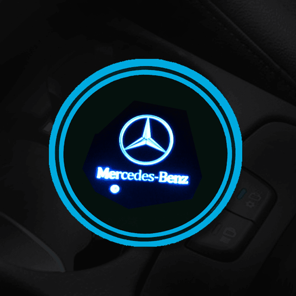 Mercedes-Benz LED cup holder light - car ambient lighting Mercedes-Benz