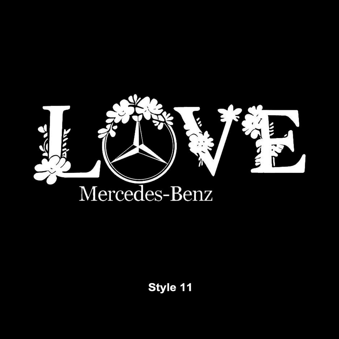 Mercedes-Benz Compatible Door Projection Light 2.0 (Larger, No Blue Border)