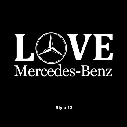 Mercedes-Benz Compatible Door Projection Light 2.0 (Larger, No Blue Border)