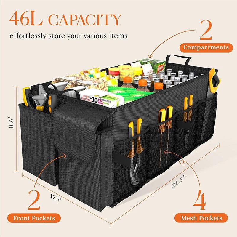 Car Trunk Storage Box Foldable Trunk Storage Bag - LumeAuto
