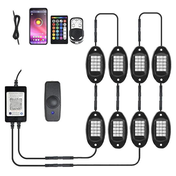 RGB Underglow APP Control Ambient Light LED Car Neon Light - LumeAuto
