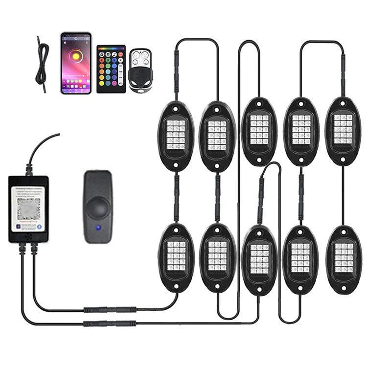 RGB Underglow APP Control Ambient Light LED Car Neon Light - LumeAuto