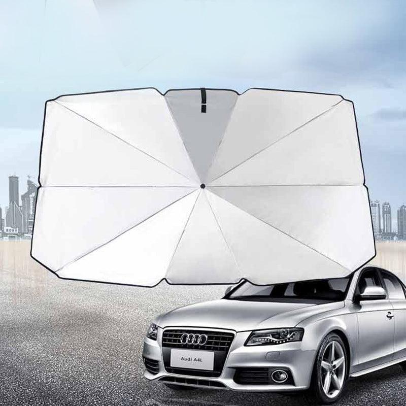 New 360° Bendable Handle Car Parasol Car Front Windshield Sun Protection Heat Shield Universal Car Parasol - LumeAuto