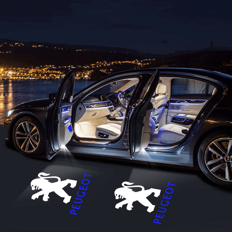 Peugeot Compatible Car Door Projector Light - LumeAuto