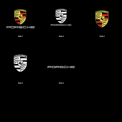 Porsche Compatible Door Projection Light 2.0 (Larger, No Blue Border)