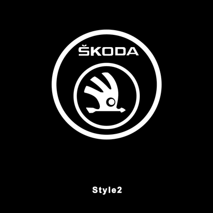 Skoda Compatible Car Door Projector Light - LumeAuto