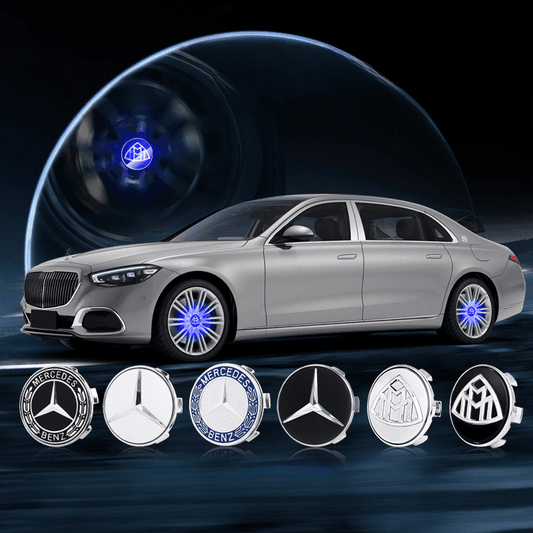 Maybach Compatible LED Magnetic Levitation Hub Caps - LumeAuto