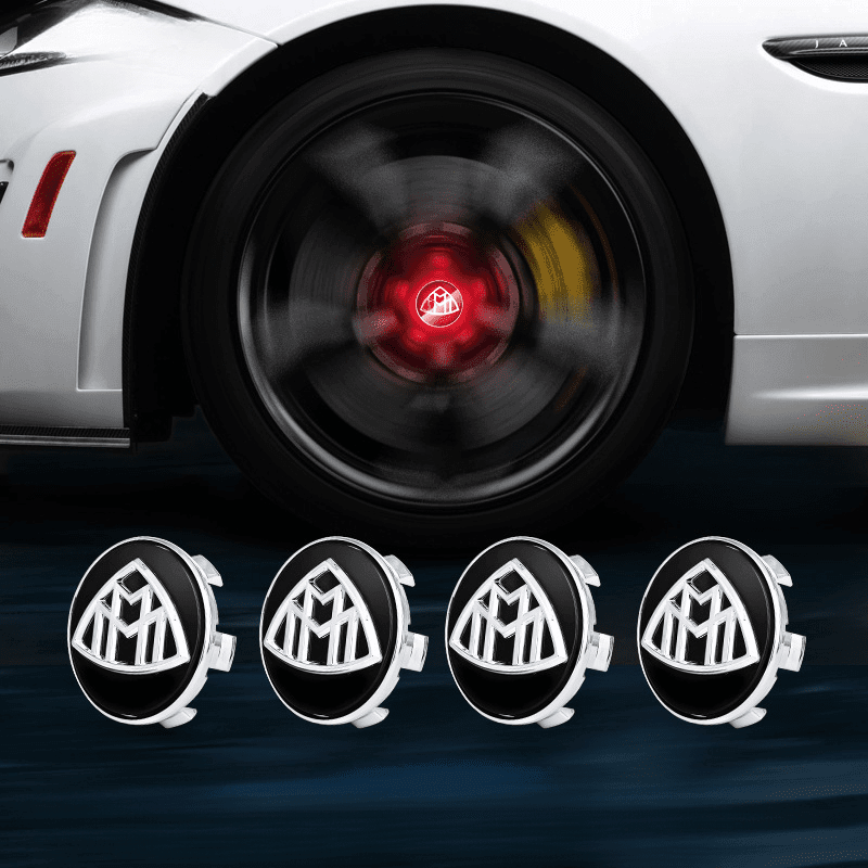 Mercedes-Benz Compatible LED Magnetic Levitation Hub Caps - LumeAuto