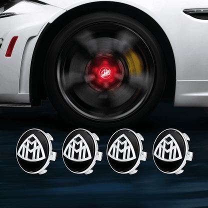 Mercedes-Benz Compatible LED Magnetic Levitation Hub Caps - LumeAuto