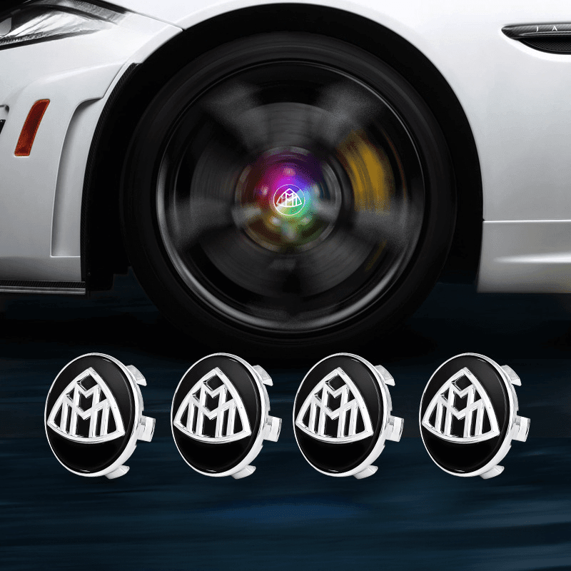 Mercedes-Benz Compatible LED Magnetic Levitation Hub Caps - LumeAuto