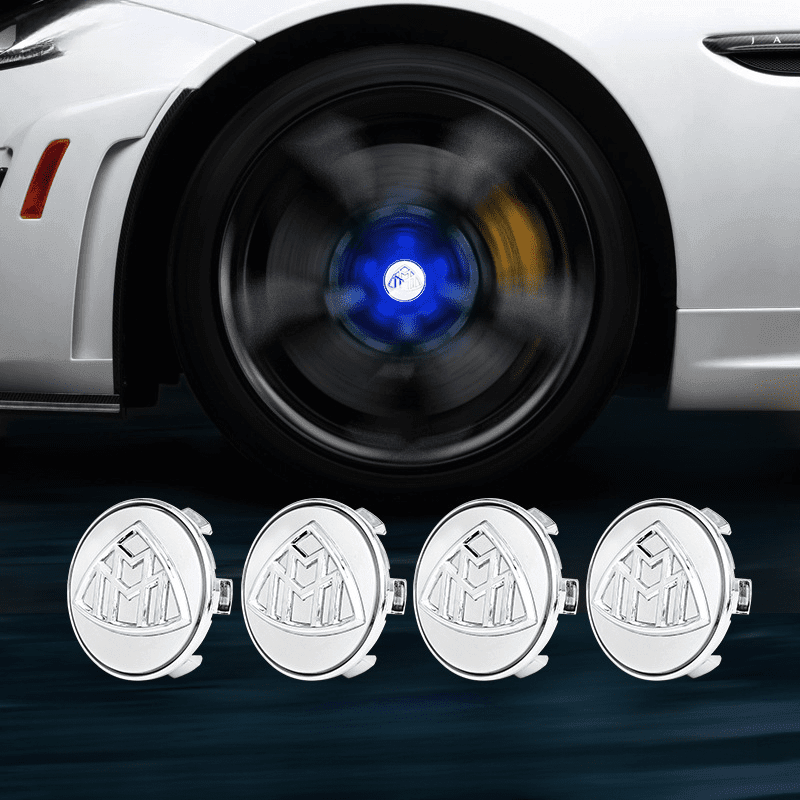 Mercedes-Benz Compatible LED Magnetic Levitation Hub Caps - LumeAuto