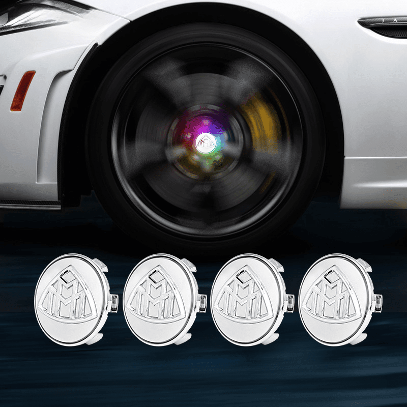Mercedes-Benz Compatible LED Magnetic Levitation Hub Caps - LumeAuto