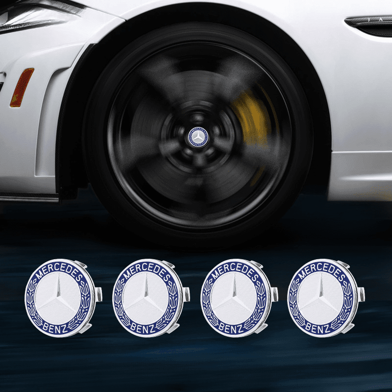 Mercedes-Benz Compatible LED Magnetic Levitation Hub Caps - LumeAuto