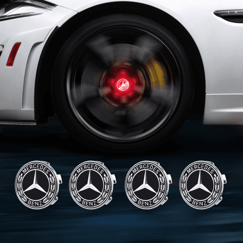 Mercedes-Benz Compatible LED Magnetic Levitation Hub Caps - LumeAuto